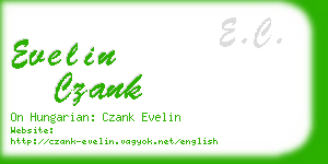 evelin czank business card